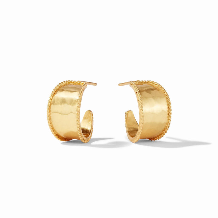 Savoy Hoop Earrings - Gold Womens Earrings Julie Vos Extra Small 