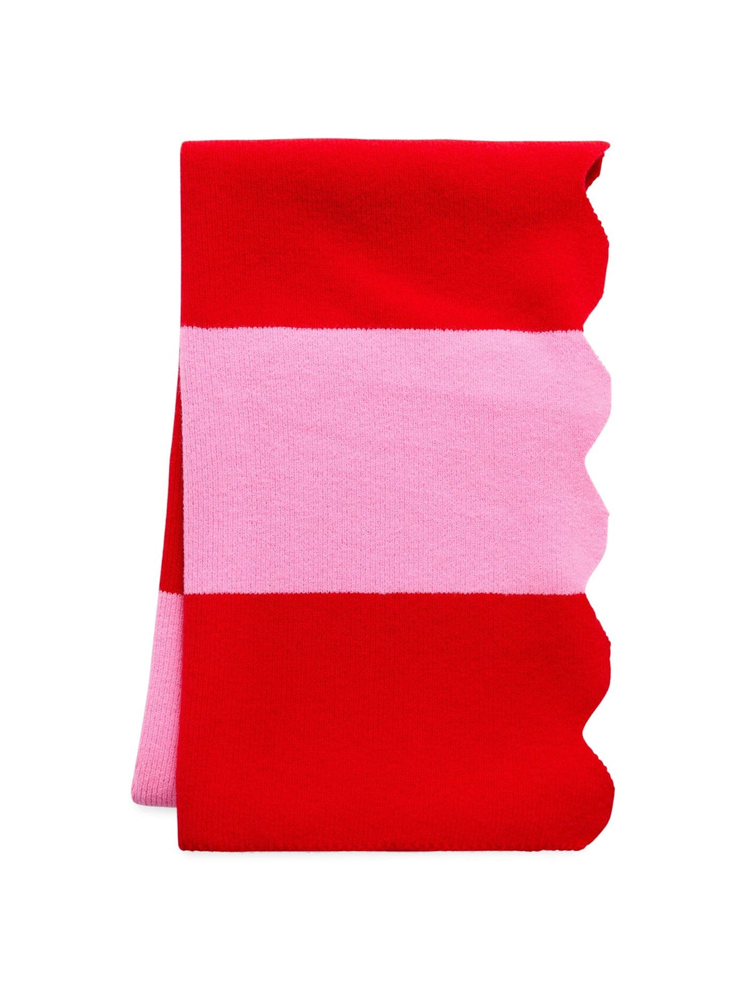 Scala Scalloped Striped Throw Blanket Shiraleah 