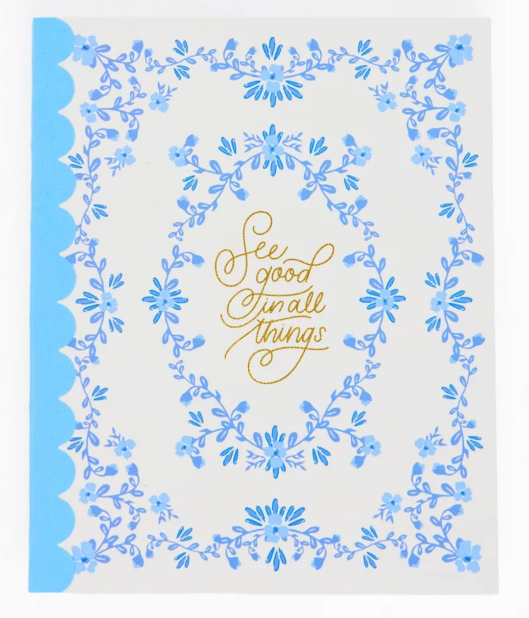 Scallop Notebook- See Good in All Things Notebooks & Notepads Mary Square 