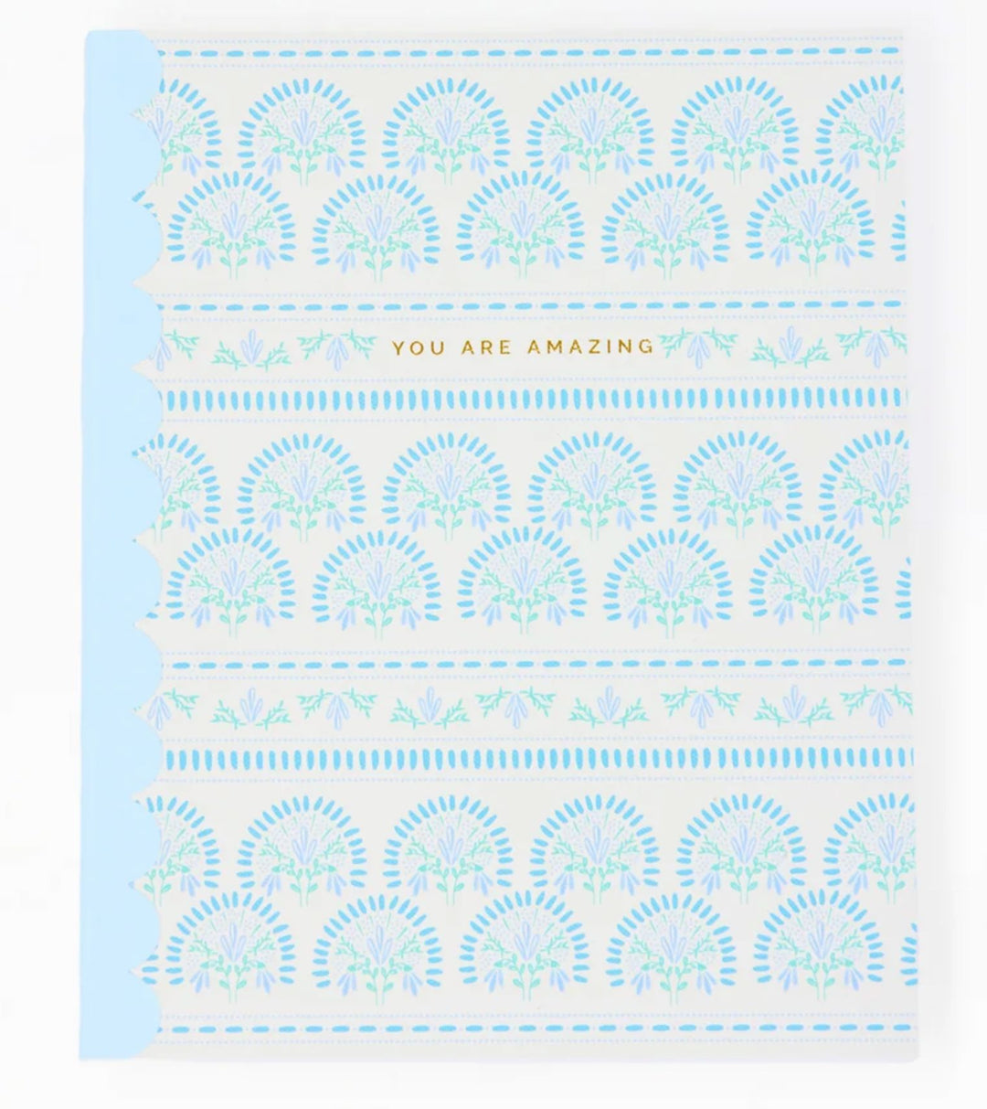Scallop Notebook- You Are Amazing Notebooks & Notepads Mary Square 