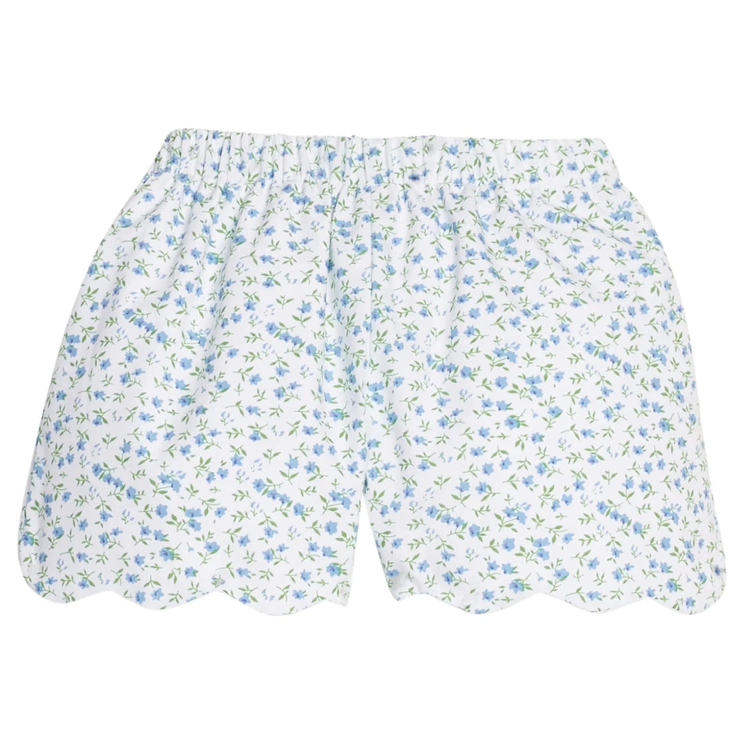 Scallop Short - Mayfair Floral Girl Shorts Little English 