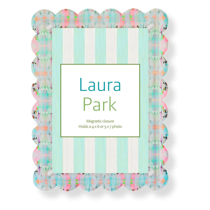 Scalloped Acrylic Picture Frame - Brooks Avenue Picture Frames Laura Park Design 