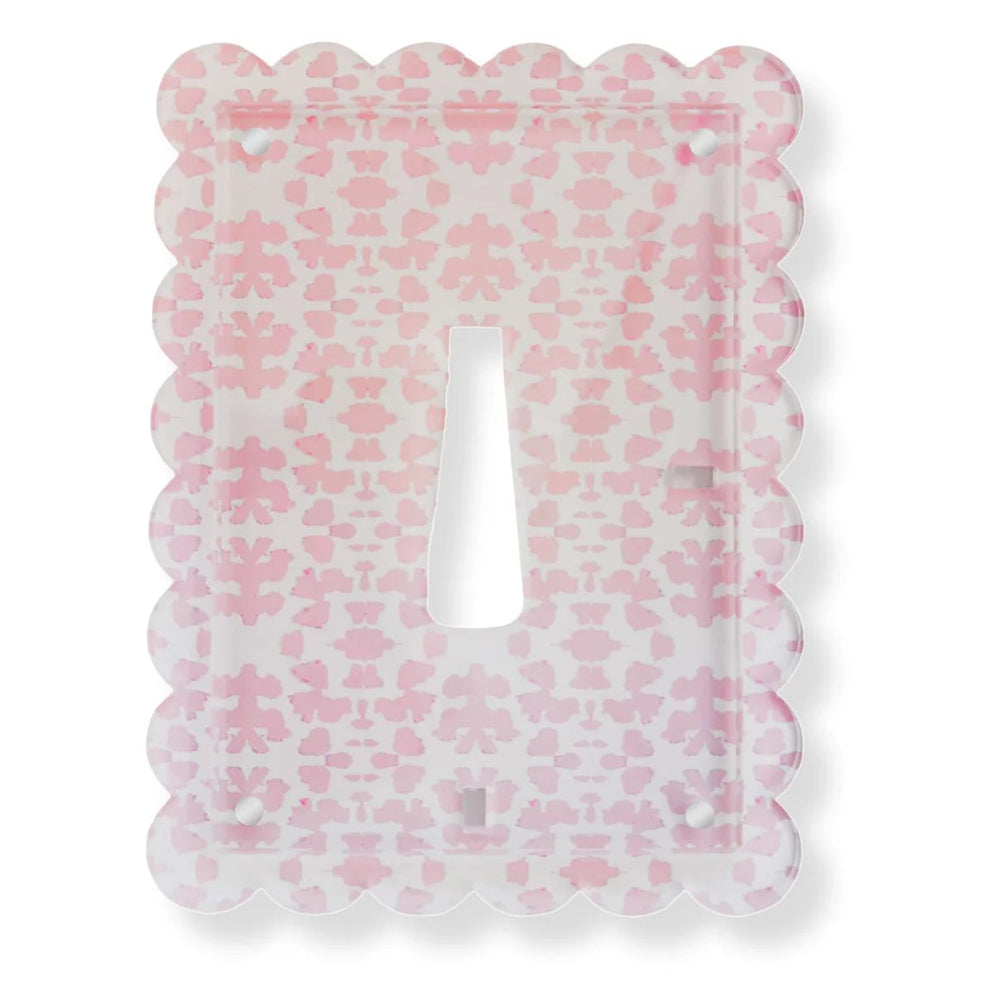 Scalloped Acrylic Picture Frame - Chintz Rose Picture Frames Laura Park Design 