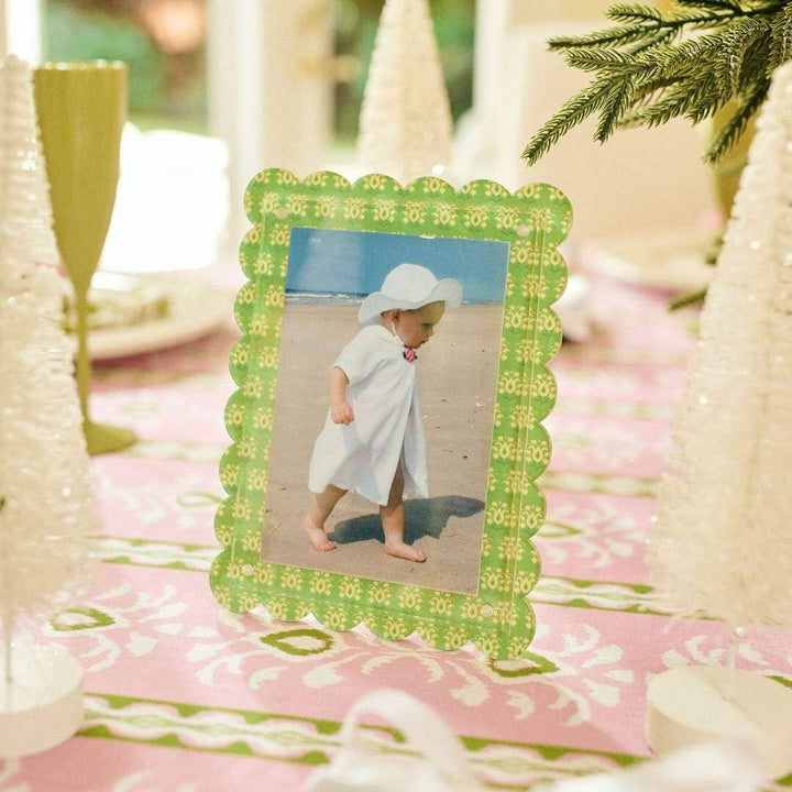 Scalloped Acrylic Picture Frame - Rosemary Meadow Picture Frames Laura Park Design 