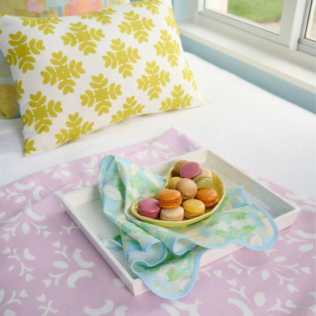 Scalloped Dinner Napkins - Set of 4 - Elephant Falls Dinner Napkins Laura Park Design 
