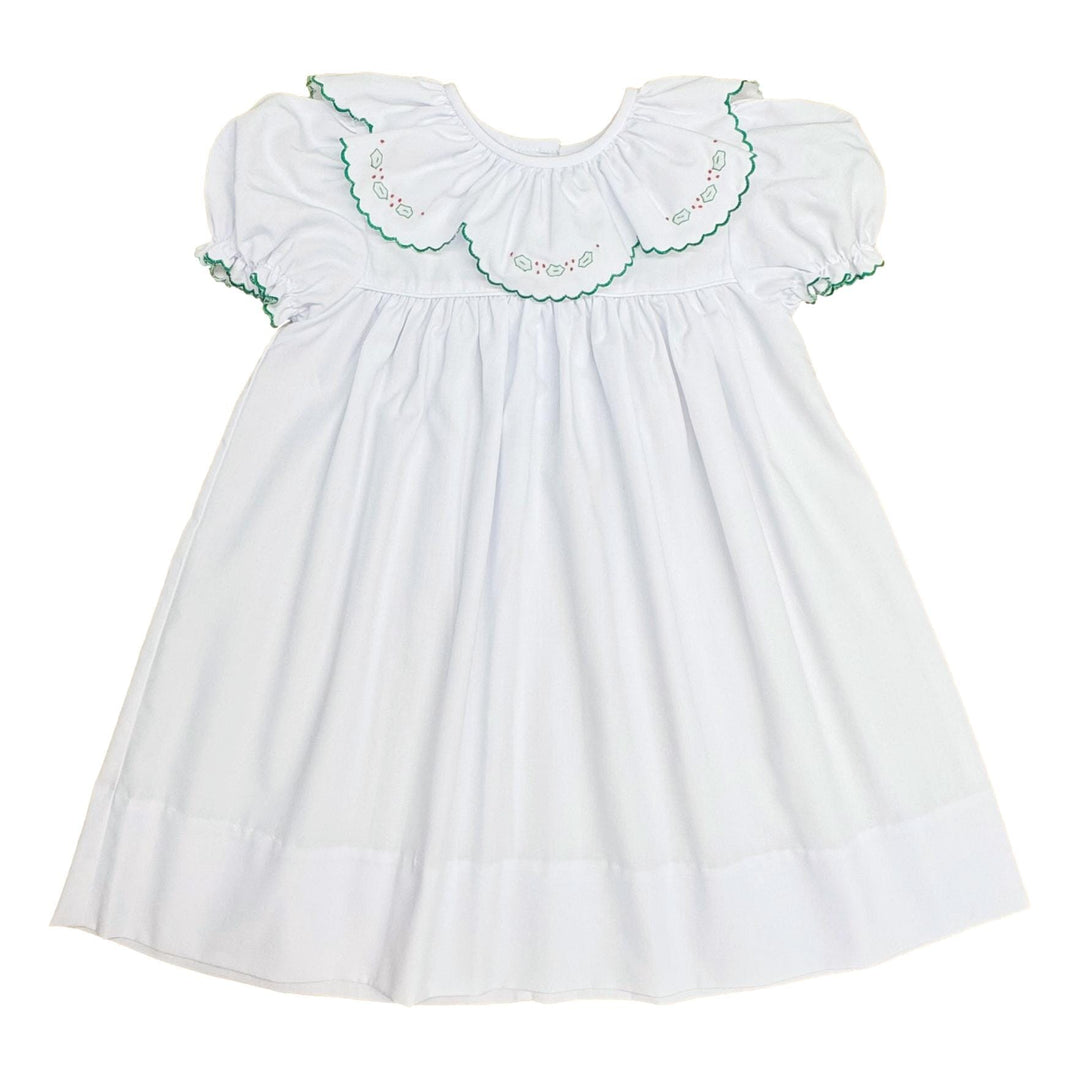 Scalloped Holly Collared Dress Girl Dress Auraluz 