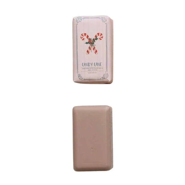 Scented Olive Oil & Shea Butter Milled Bar Soaps Bath Soap Creative Co-Op Candy Cane 