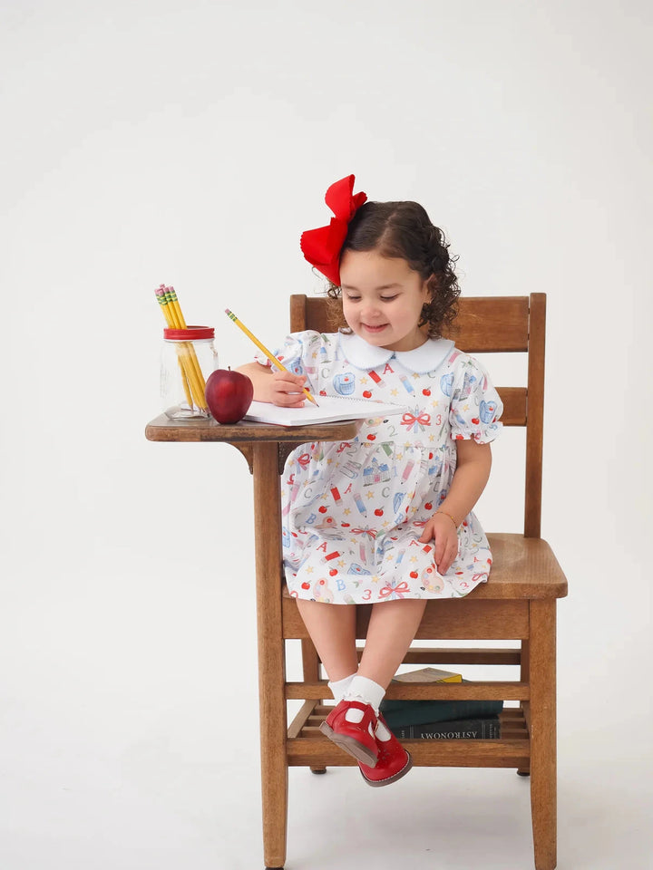 School Supplies Collins Classic Dress Girl Dress Cypress Row 