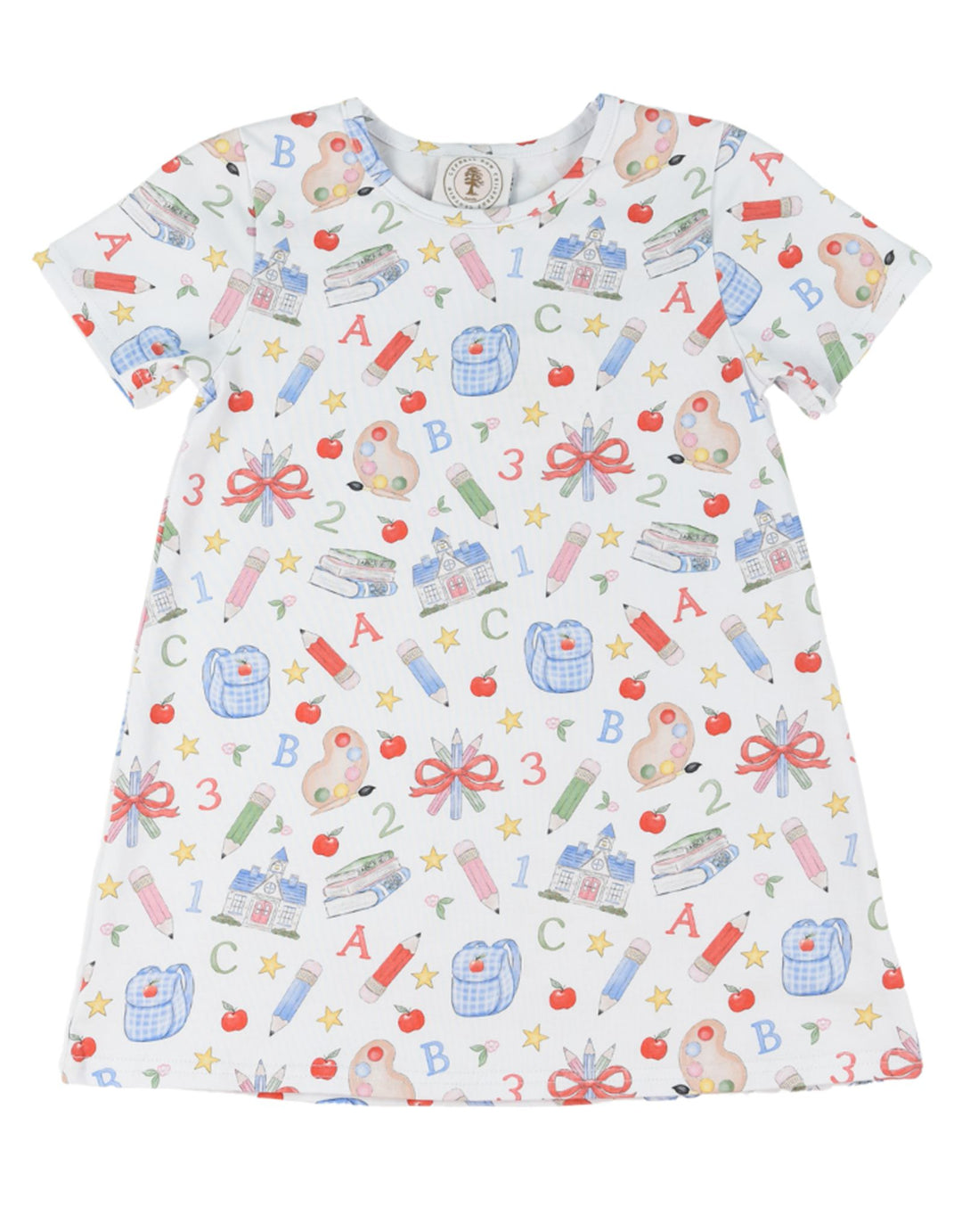 School Supplies Susie Swing Dress Girl Dress Cypress Row 