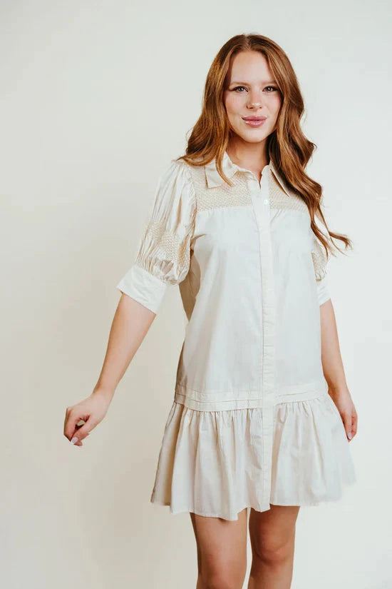 Scout Dress - Bone Womens Dress LaRoque 