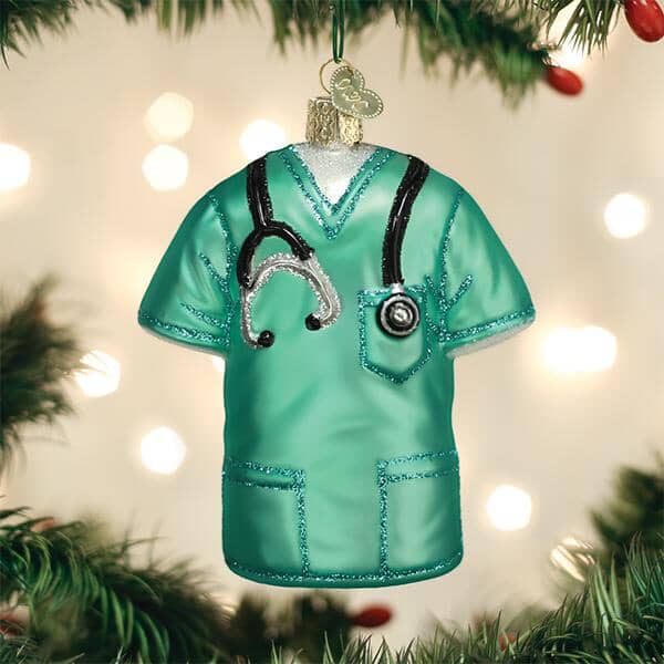 Scrubs Ornament Christmas Ornament Old World Christmas 