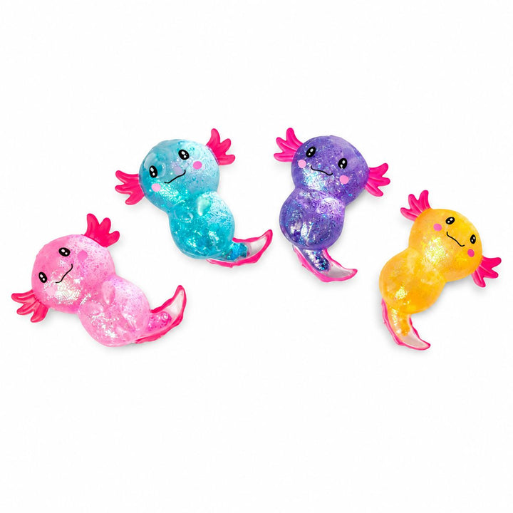 Scrunchems® Sugar Axolotl Squishy Fidget Activity Toy Showcase 
