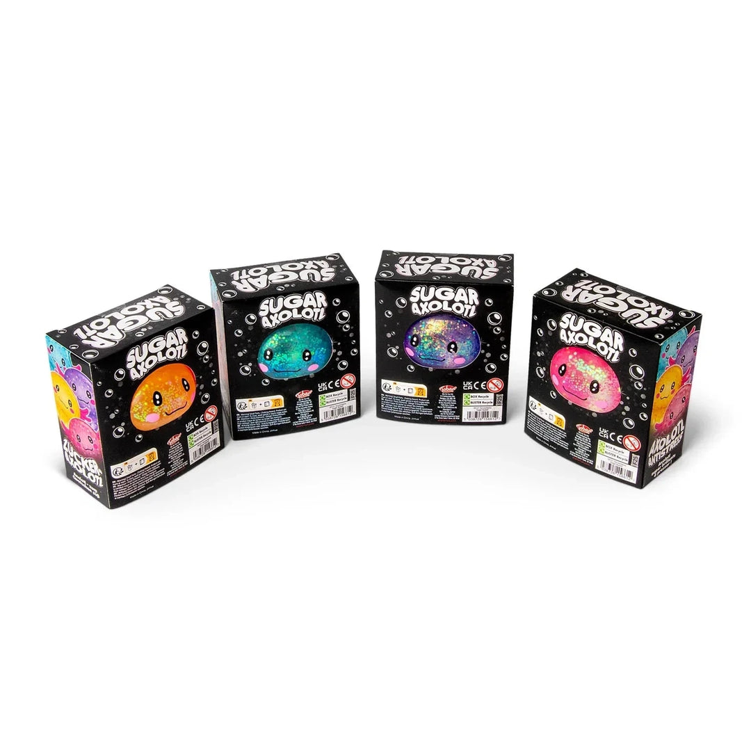 Scrunchems® Sugar Axolotl Squishy Fidget Activity Toy Showcase 