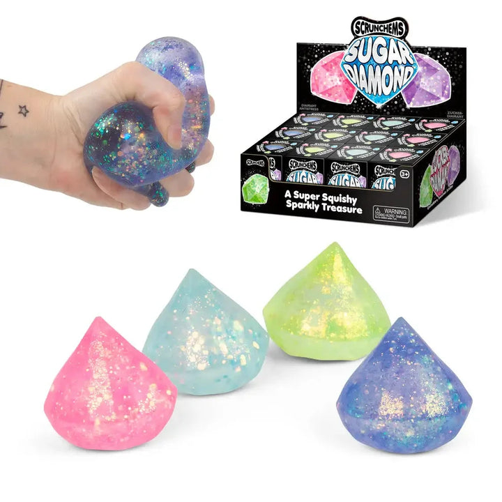 Scrunchems® Sugar Diamonds Squishy Fidget Toy Activity Toy Showcase 