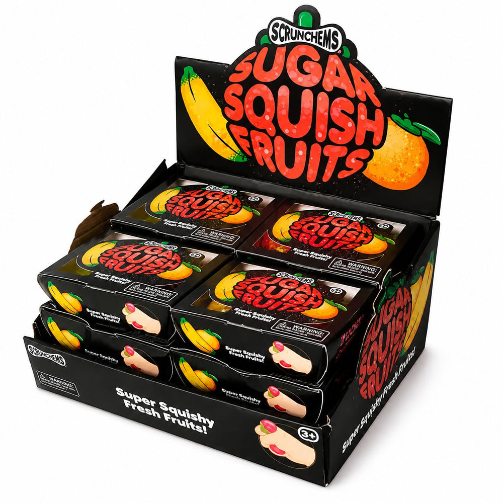 Scrunchems® Sugar Squish Fruits Squishy Activity Toy Showcase 