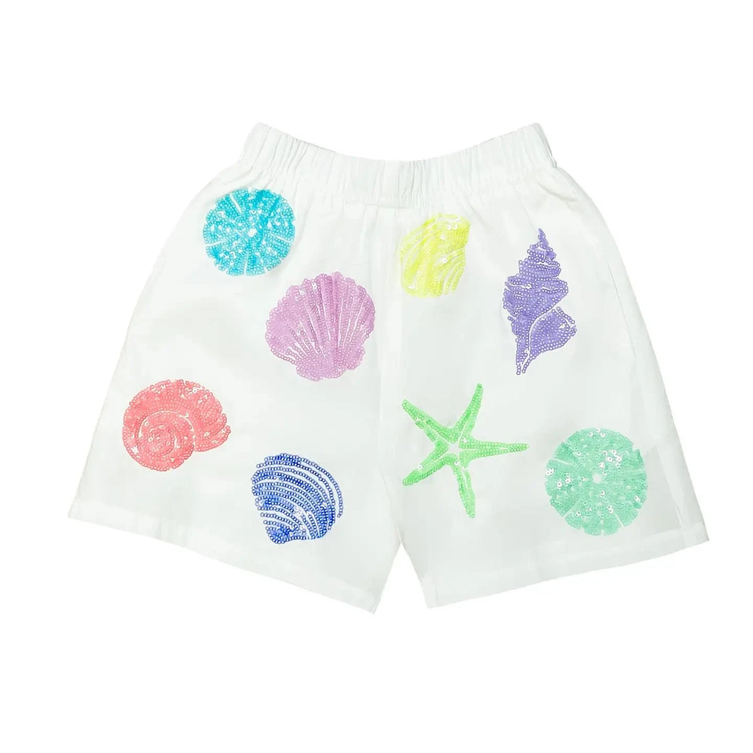 Sea Shells Shorts Girl Shorts Belle Cher 