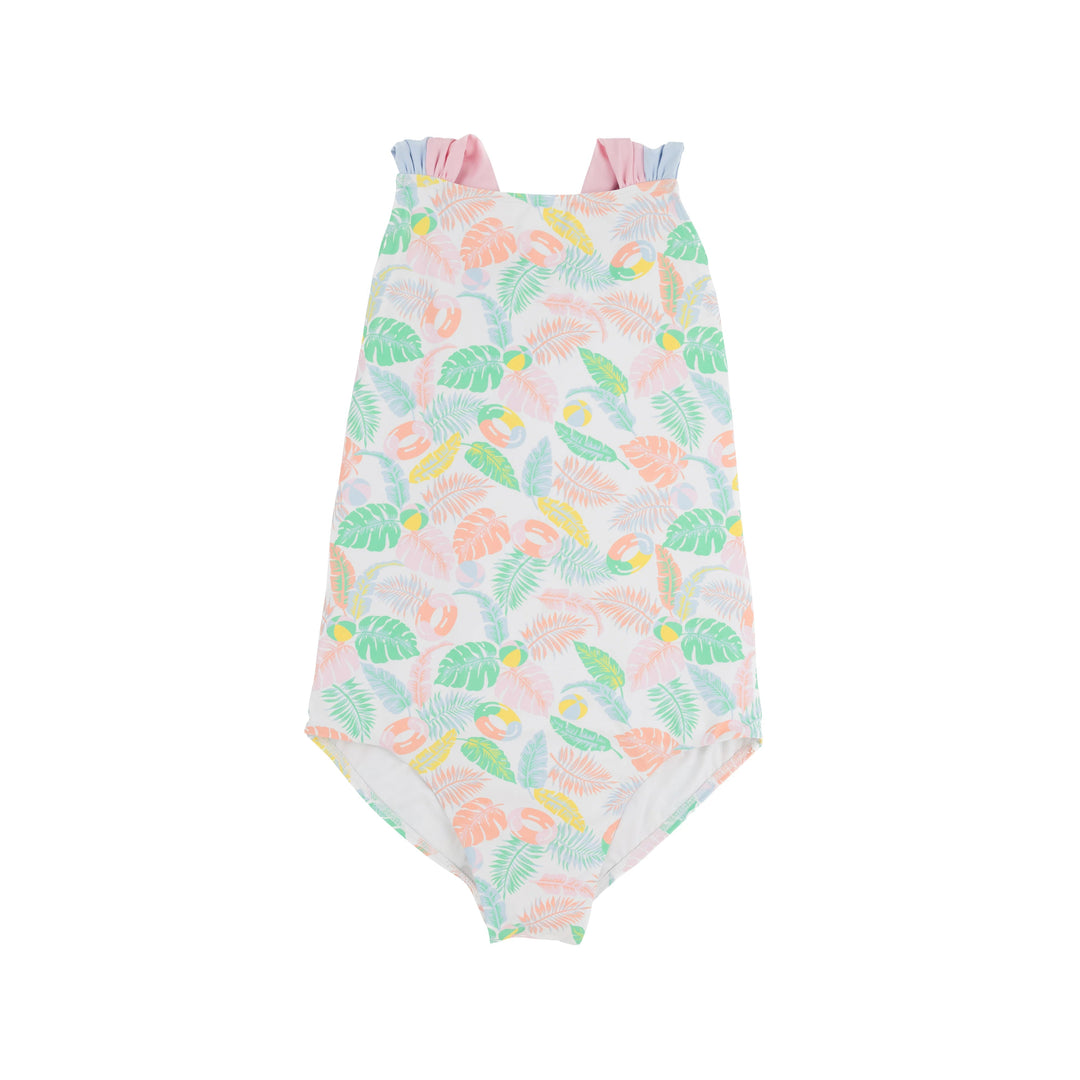Seabrook Bathing Suit - Happy in Harbour Island Girl Bathing Suit Beaufort Bonnet 