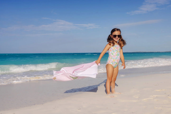 Seabrook Bathing Suit - Happy in Harbour Island Girl Bathing Suit Beaufort Bonnet 