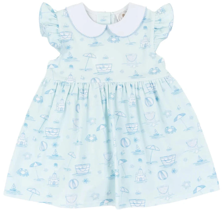 Seacrest Flutter Dress Girl Bloomer Set Cypress Row 