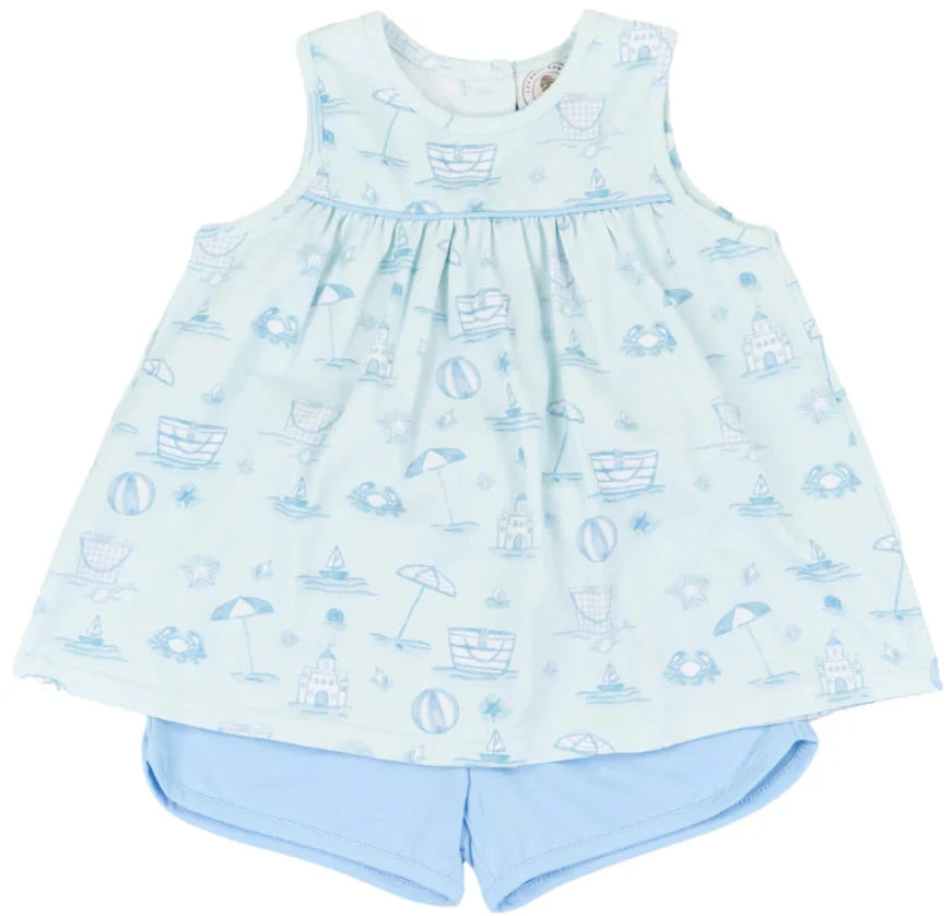 Seacrest Girls Short Set Girl Bloomer Set Cypress Row 