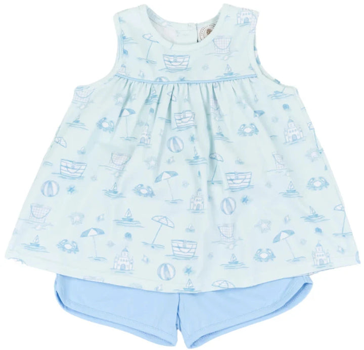 Seacrest Girls Short Set Girl Bloomer Set Cypress Row 