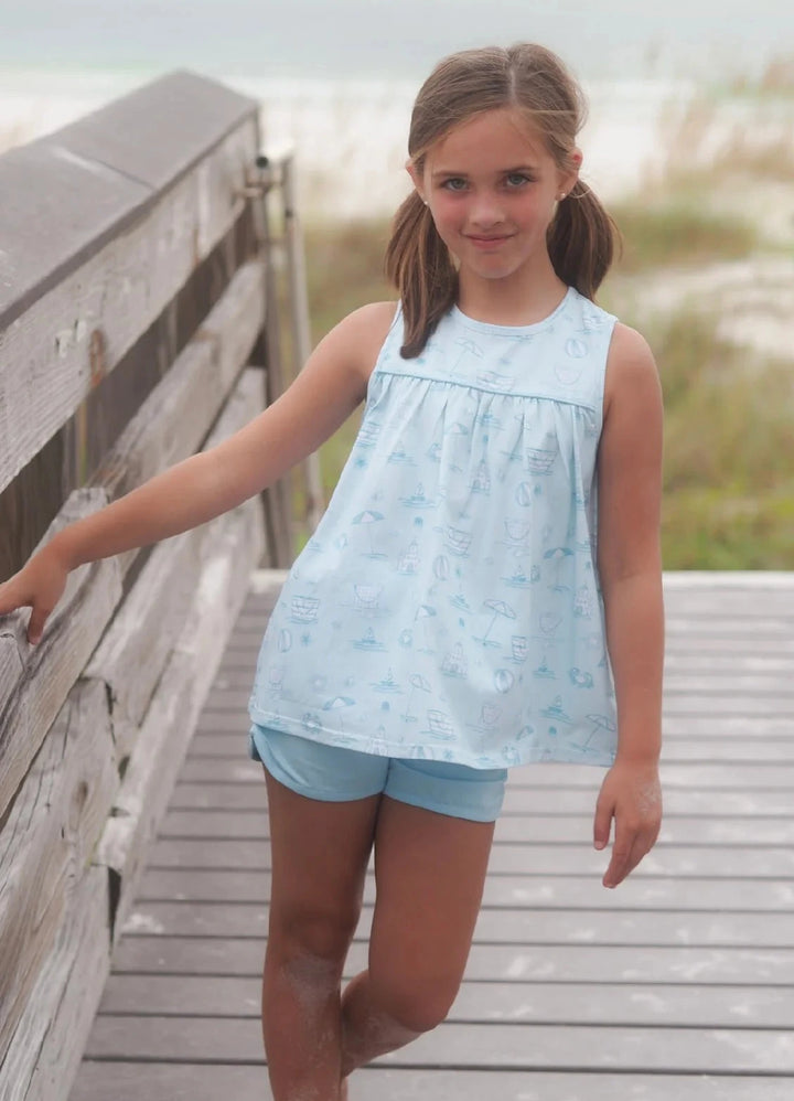 Seacrest Girls Short Set Girl Bloomer Set Cypress Row 