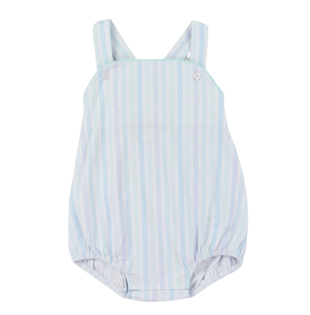 Seaside Stripe Silas Sunsuit Boy Bubble Cypress Row 