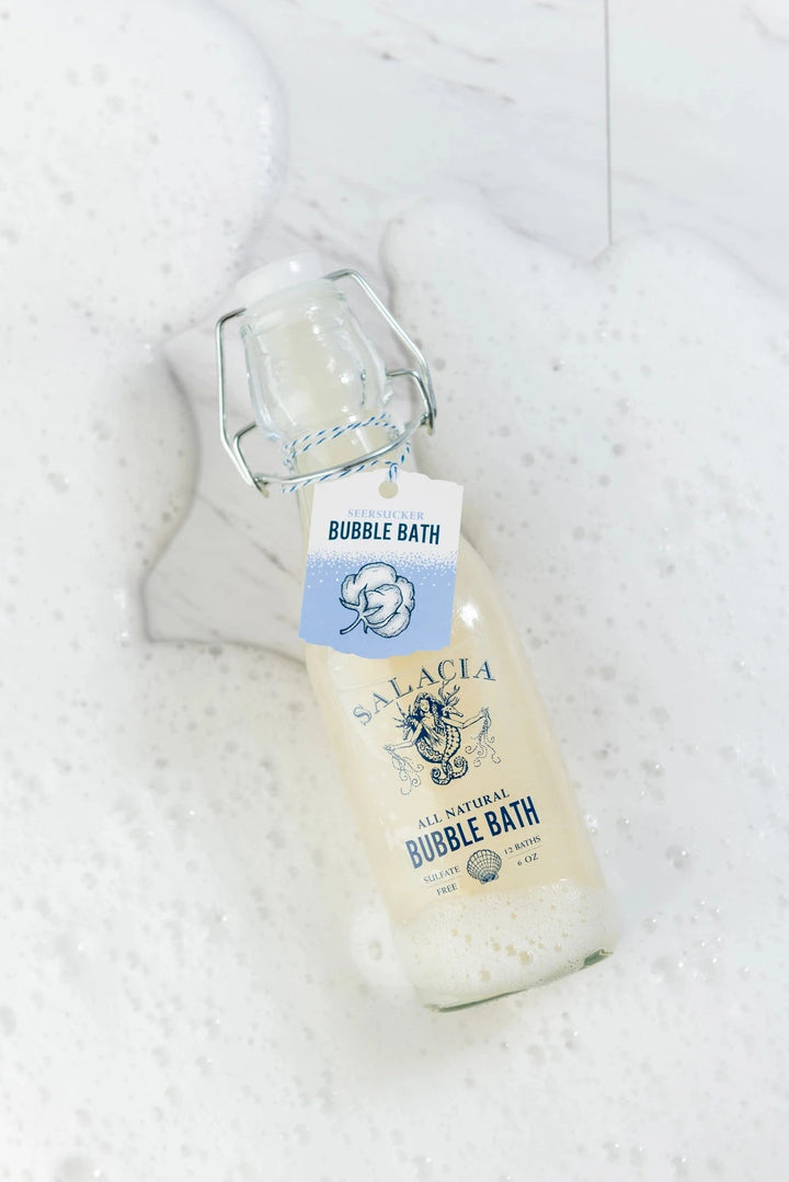 Seersucker Bubble Bath Bath Soap Salacia Salts 