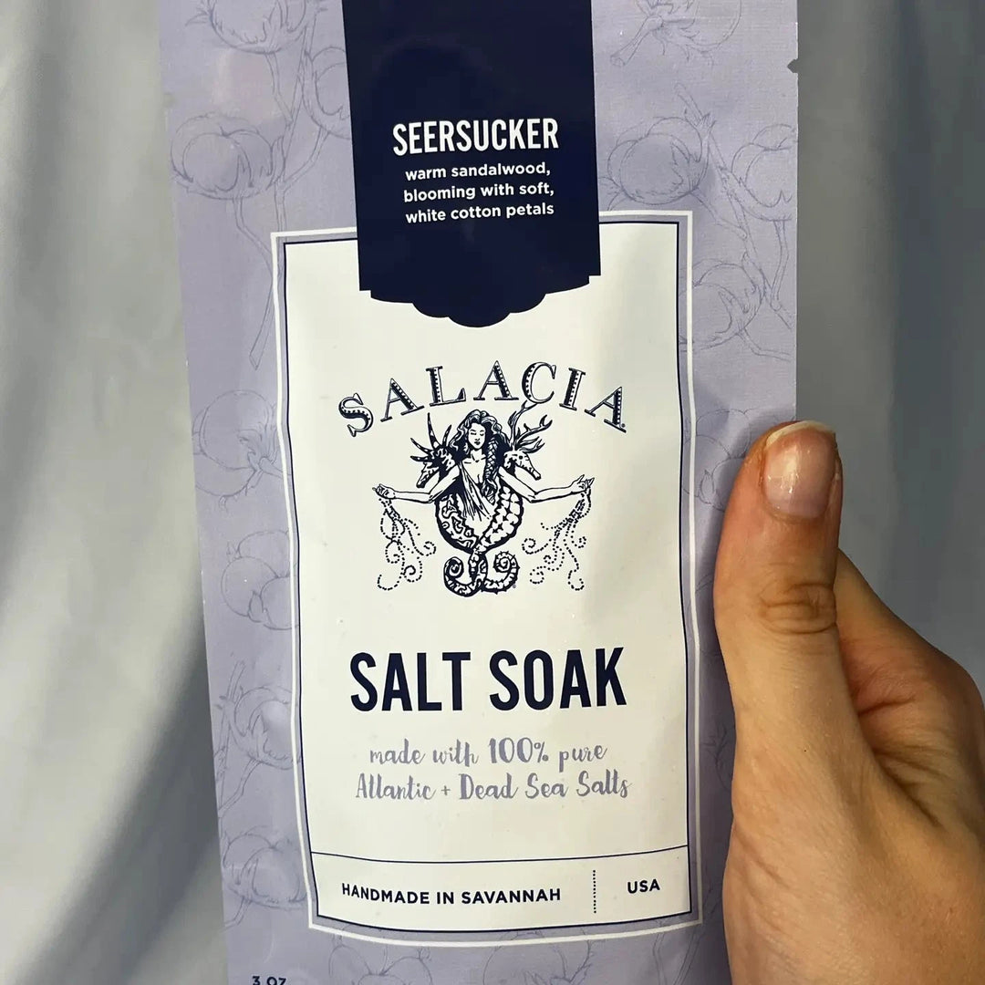 Seersucker Salt Soak Bath Salt Salacia Salts 