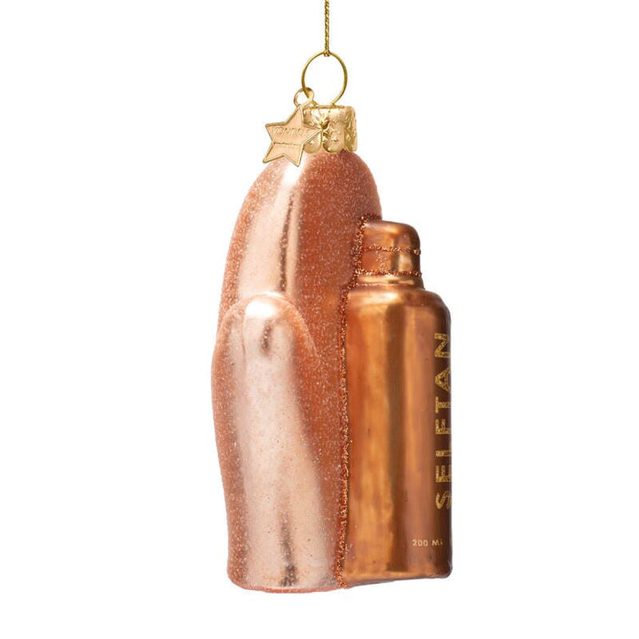 Self Tanner and Glove Ornament Christmas Ornament Vondels 