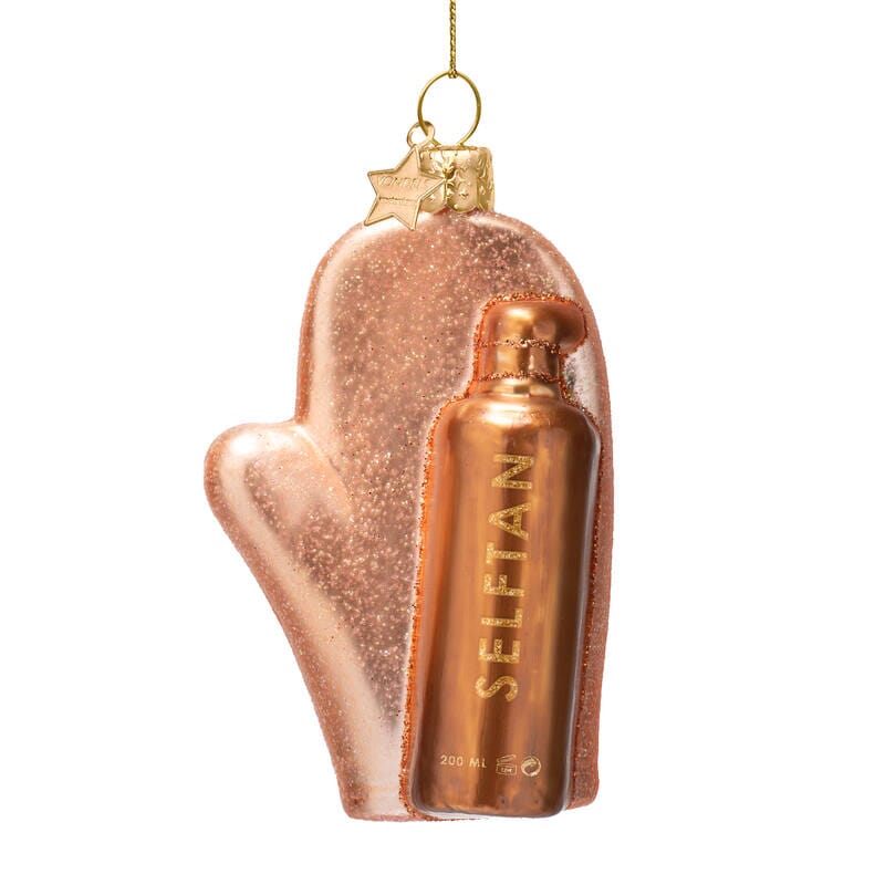 Self Tanner and Glove Ornament Christmas Ornament Vondels 