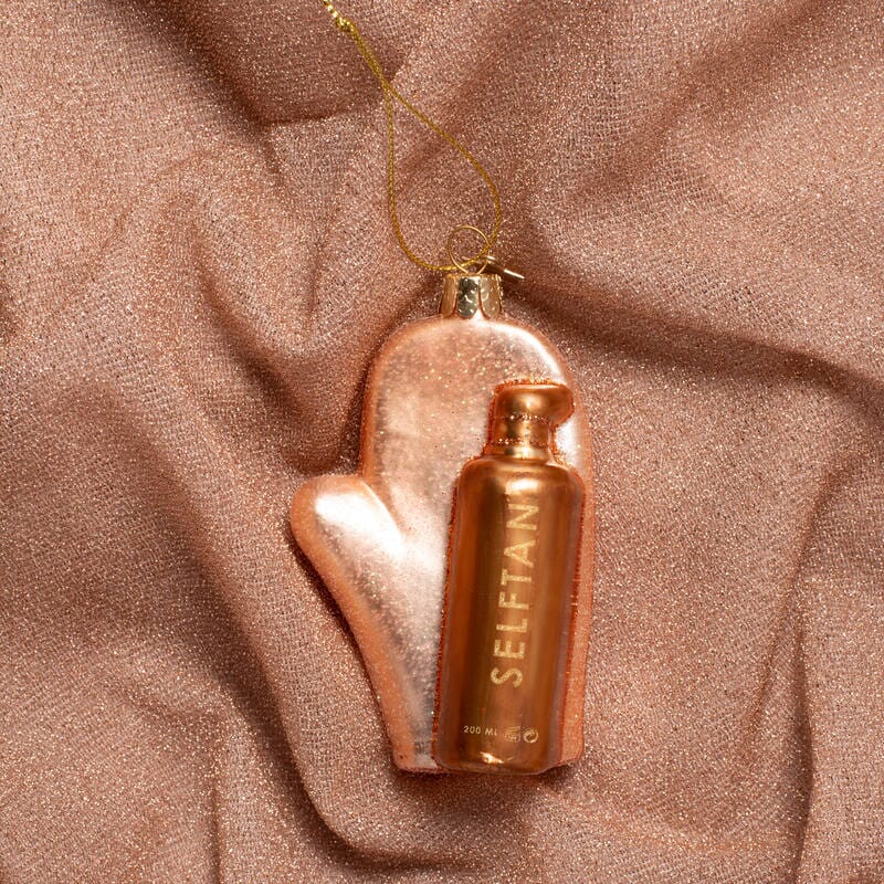 Self Tanner and Glove Ornament Christmas Ornament Vondels 