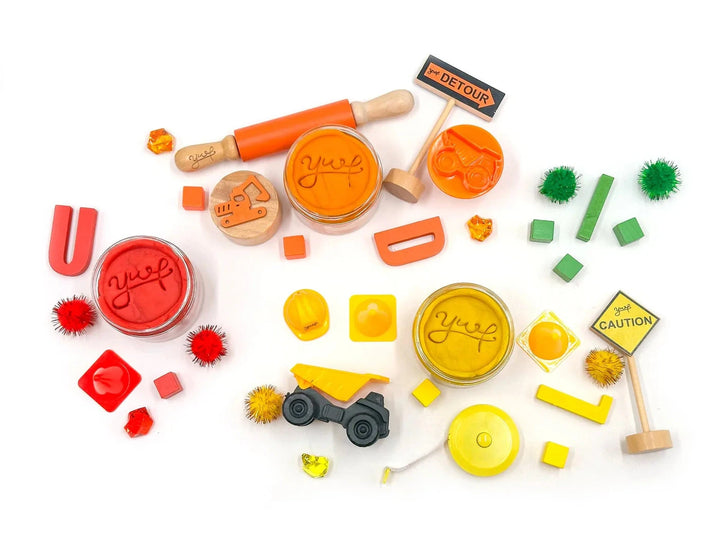 Sensory Dough Bag - Construction Toy Craft Kits Young Wild and Freidman 