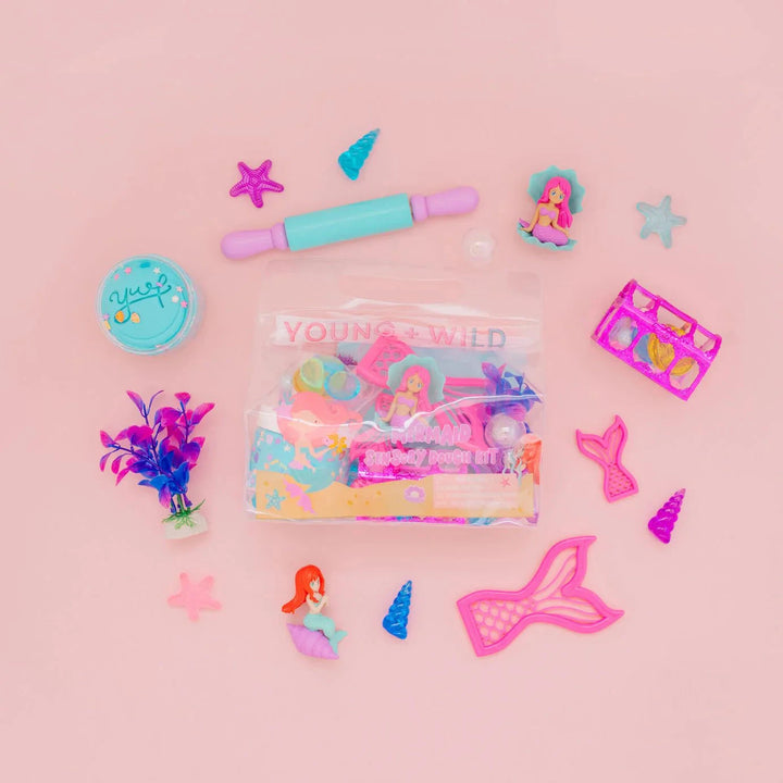 Sensory Dough Bag - Mermaid Toy Craft Kits Young Wild and Freidman 