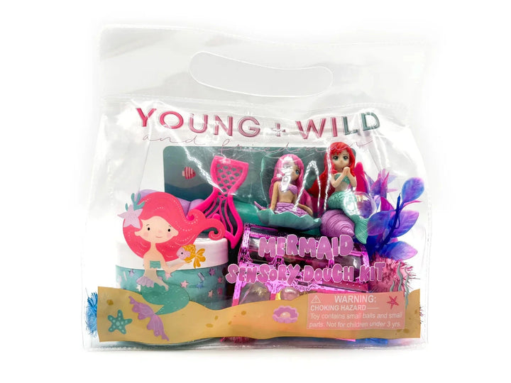 Sensory Dough Bag - Mermaid Toy Craft Kits Young Wild and Freidman 