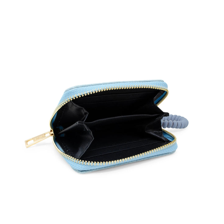 Sequin Heart Spiral Strap Wallet For Kids - Blue Wallet Tiny Treats and Zomi Gems 