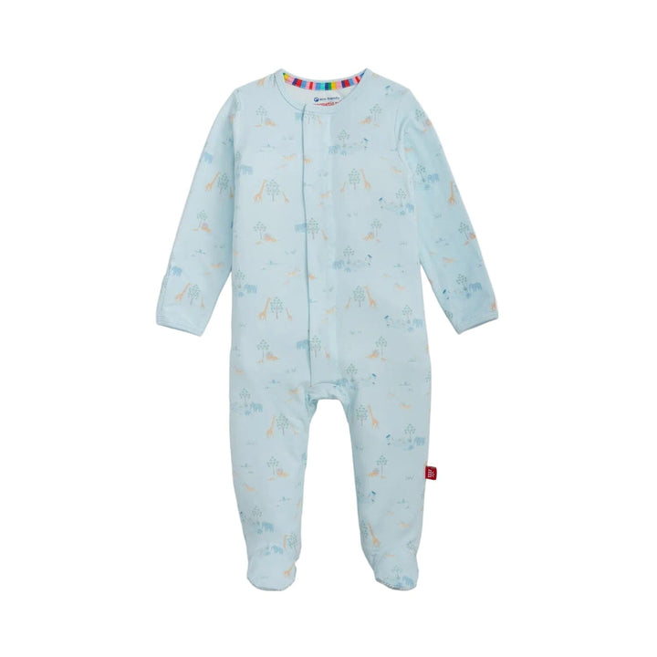 Serene Safari Blue Modal Footie Boy Footie Magnetic Me 