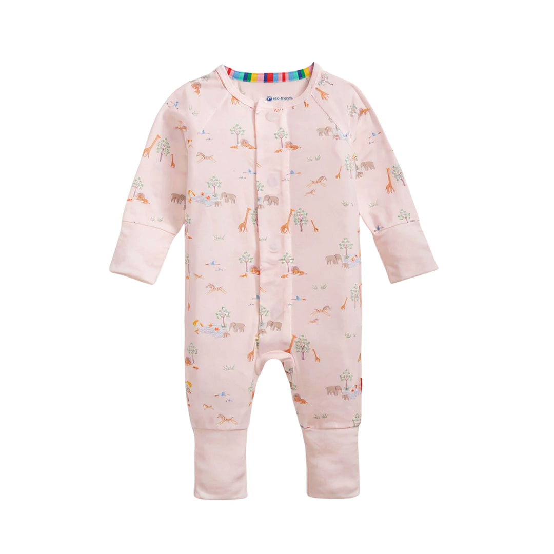 Serene Safari Pink Convertible Coverall Girl Romper Magnetic Me 