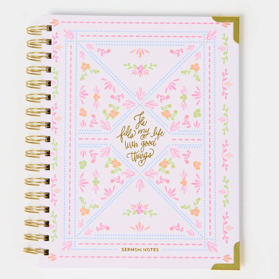 Sermon Notes - He Fills My Life Journal Mary Square 