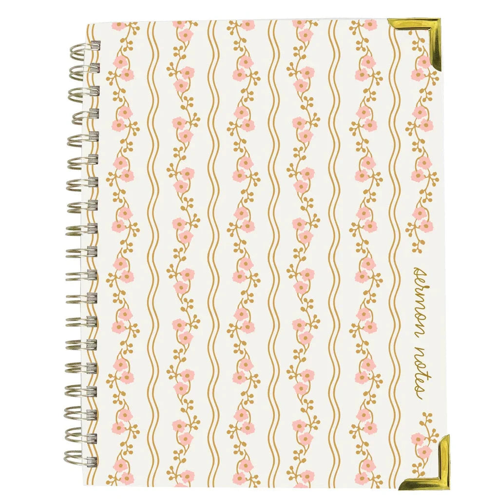 Sermon Notes Journal - Floral Lane Journal Mary Square 