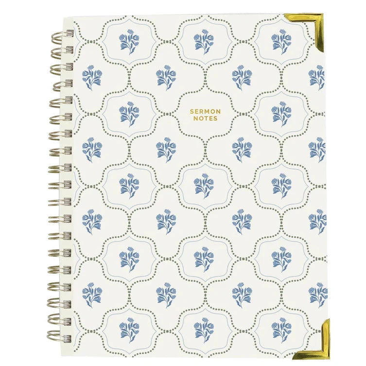 Sermon Notes Journal - Heirloom Tile Journal Mary Square 