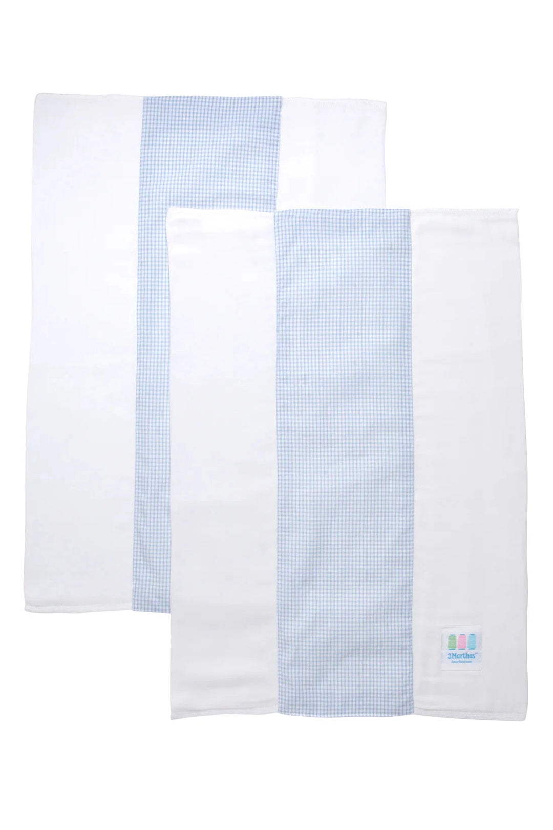 Set of 2 Burps Burp Cloths 3 Marthas 