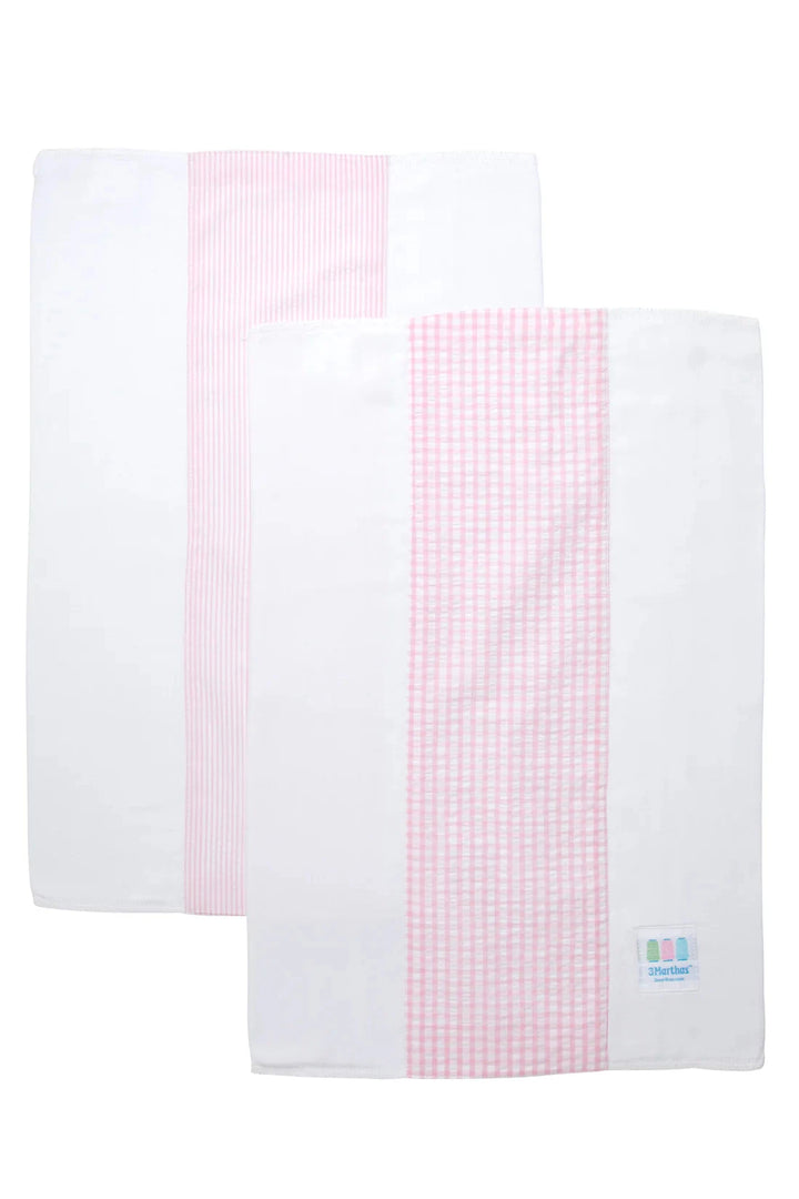Set of 2 Burps Burp Cloths 3 Marthas 