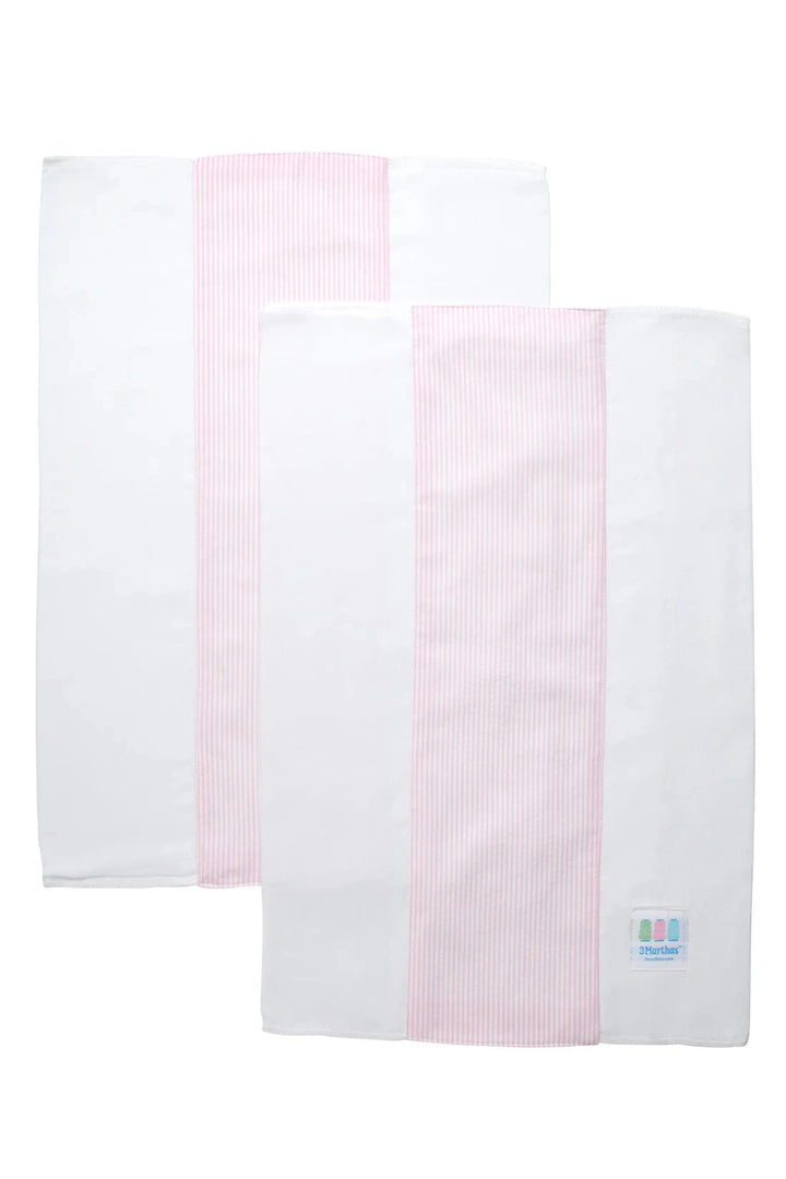 Set of 2 Burps Burp Cloths 3 Marthas 