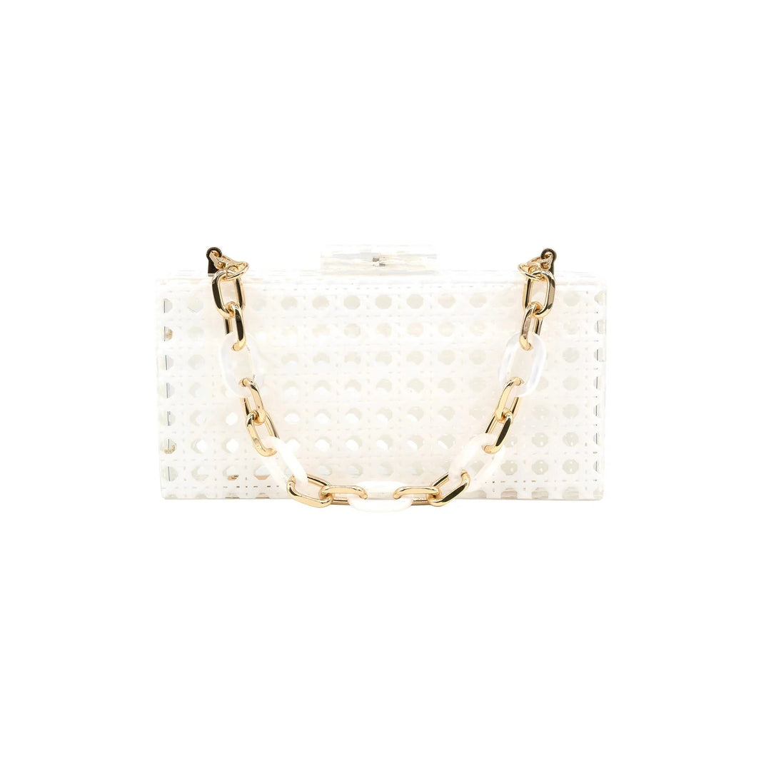 Seychelles Clutch - White Crossbody Bag BC Bags 