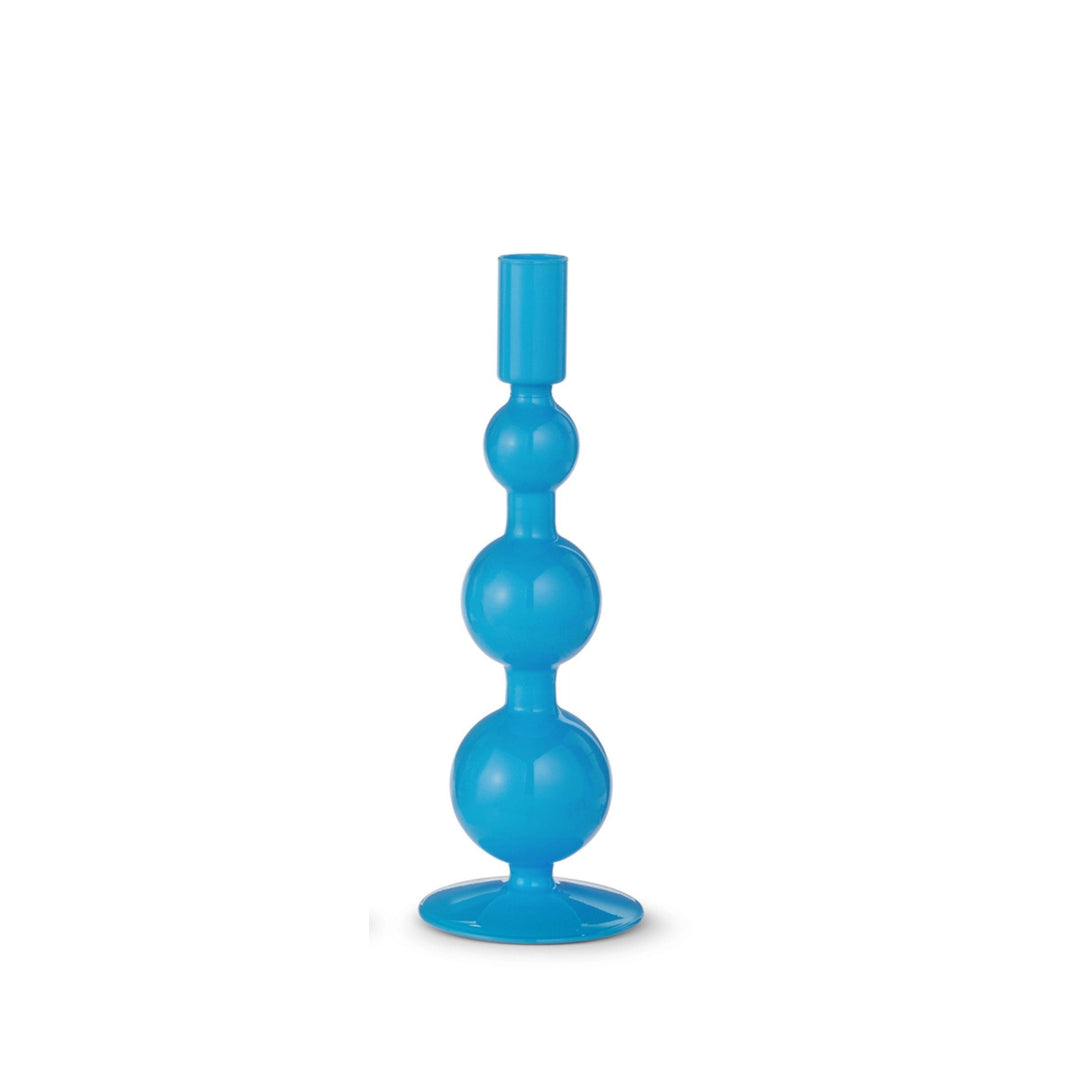 Shades of Blue Candlesticks Candle Holders RAZ Large 