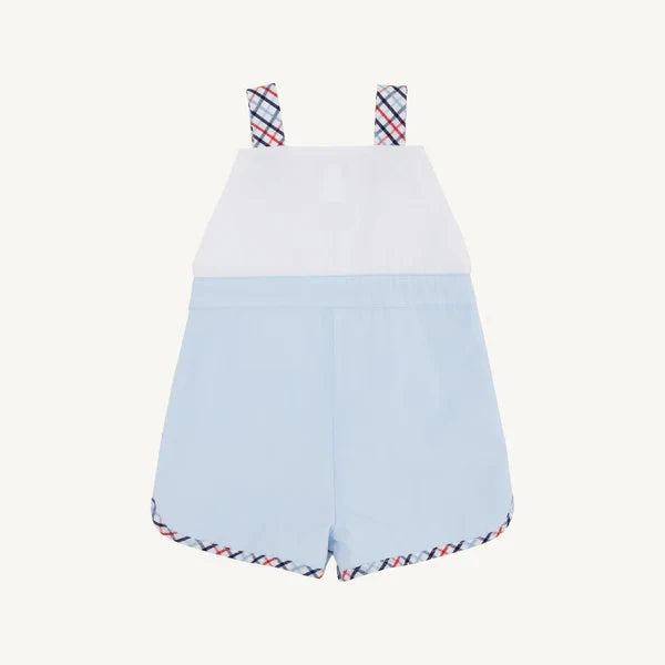 Shadwell Shortall - Pierce Mill Plaid Seersucker Boy Jon Jon Beaufort Bonnet 