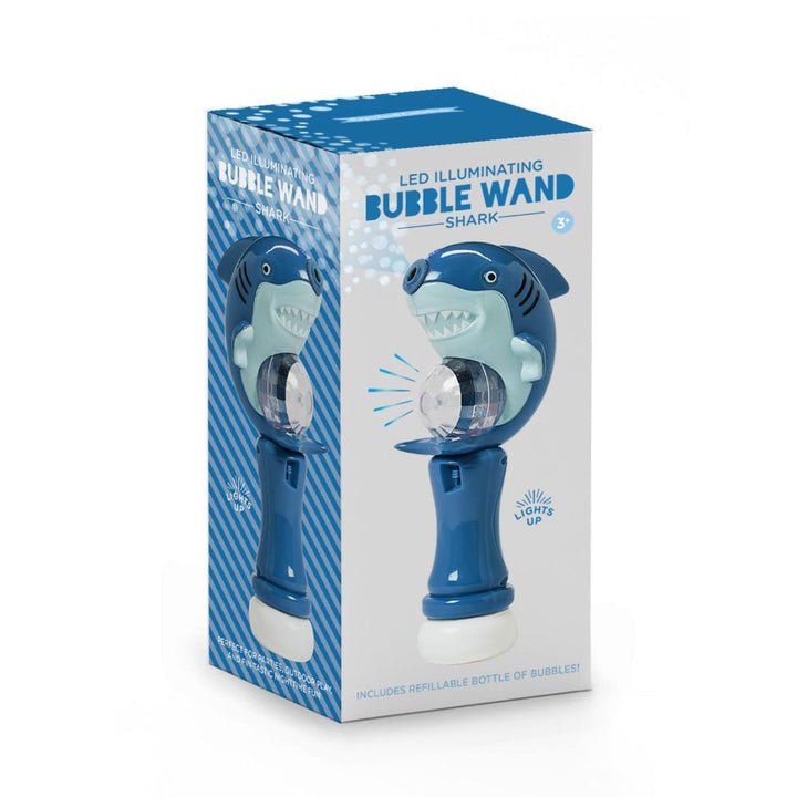Shark LED Illuminating Bubble Wand Blower Activity Toy Two's Company 