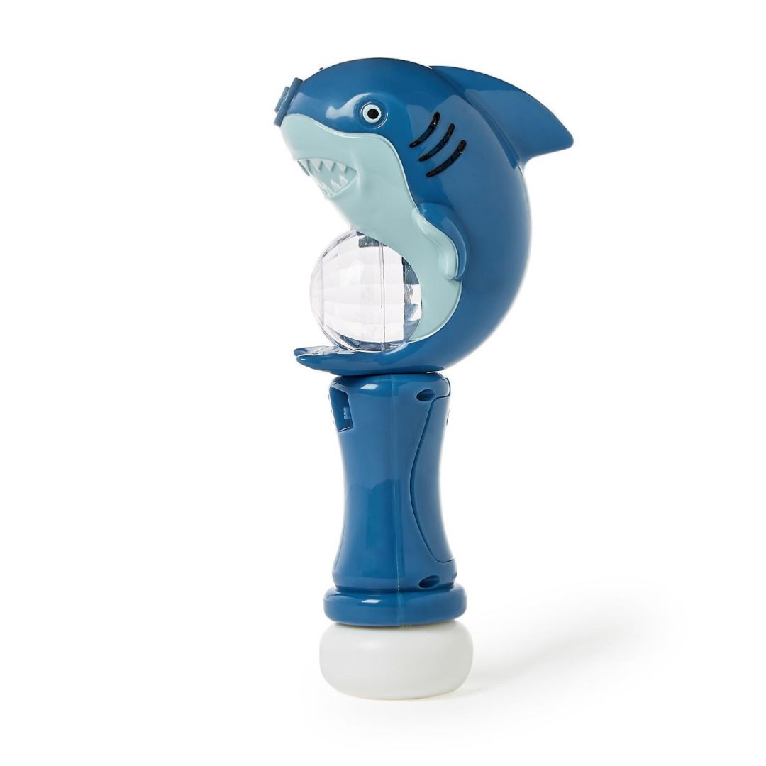 Shark LED Illuminating Bubble Wand Blower Activity Toy Two's Company 