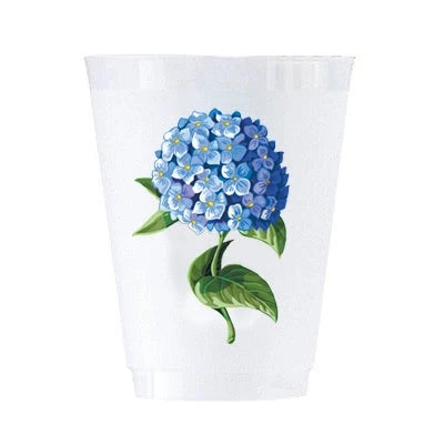 Shatterproof Cups - Blue Hydrangeas Shatterproof Cups WH Hostess 